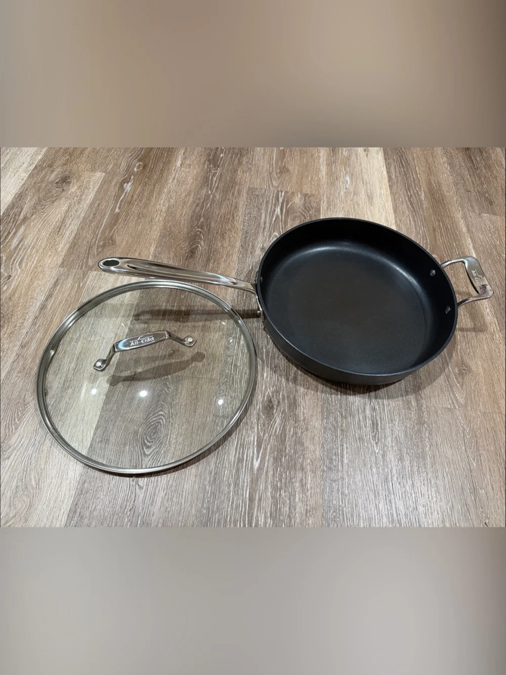 All-Clad 4 Qt Nonstick Pan with Lid